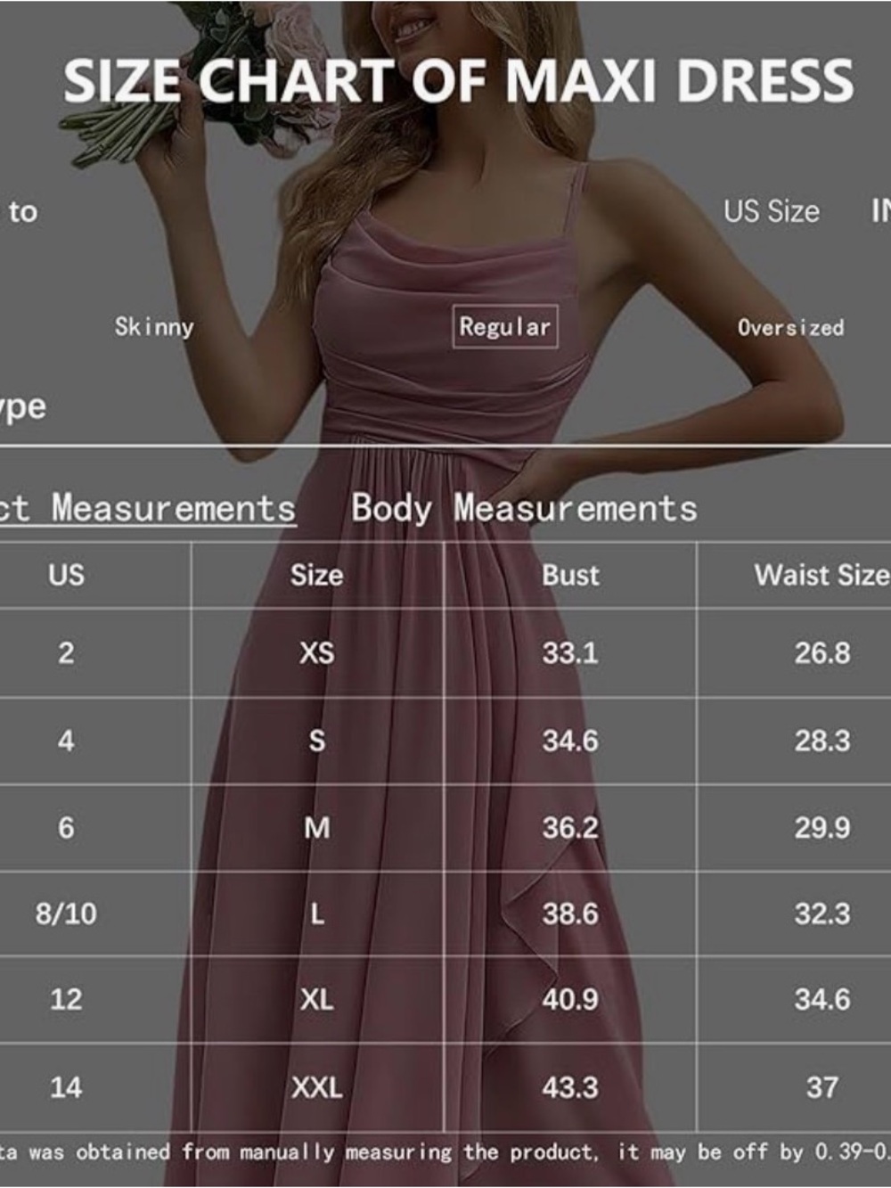 Elegant Spaghetti-Strap Mauve Maxi Dress - Picture 2 of 3